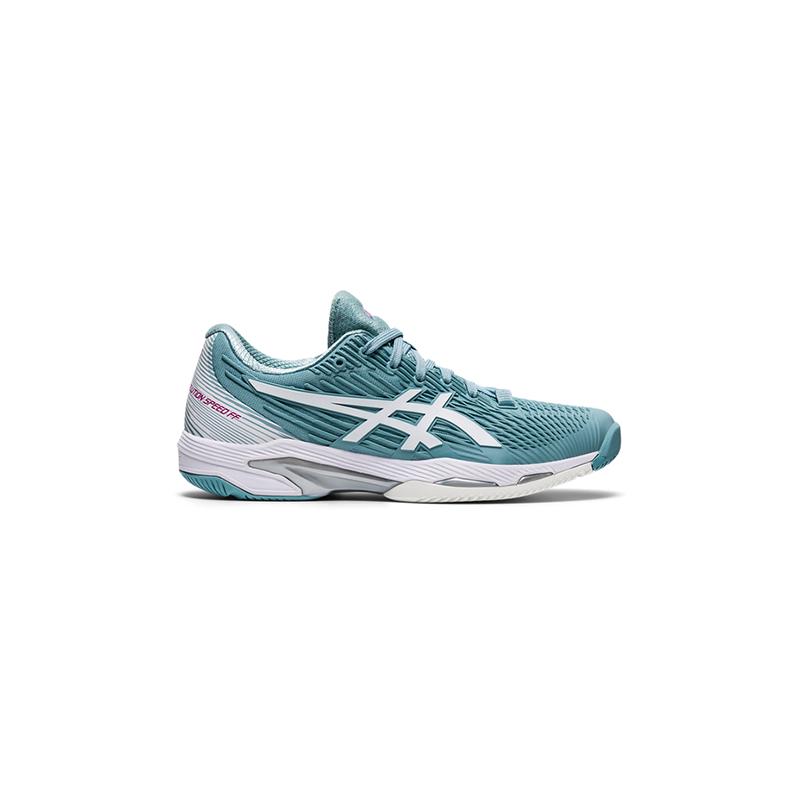 Теннисные кроссовки женские Asics Solution Speed FF 2 Smoke Blue/White