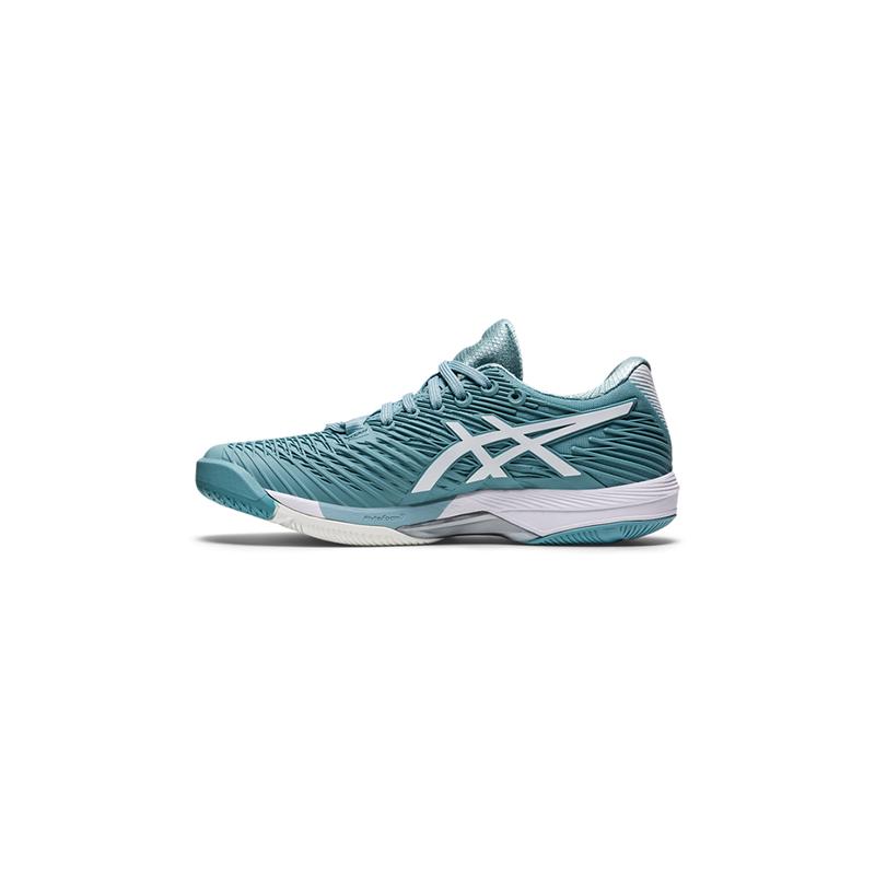 Теннисные кроссовки женские Asics Solution Speed FF 2 Smoke Blue/White