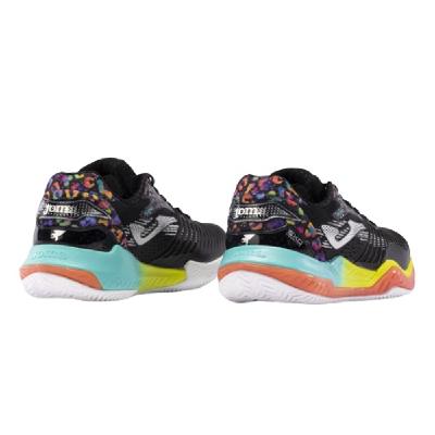Теннисные кроссовки Joma Point Lady 2301 Black/Yellow/Blue