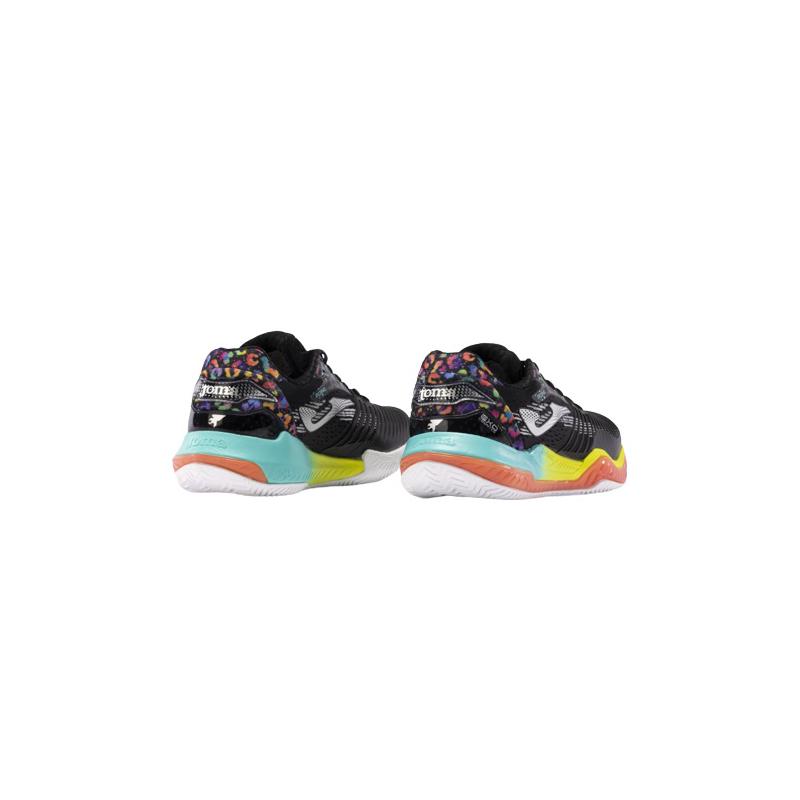 Теннисные кроссовки Joma Point Lady 2301 Black/Yellow/Blue