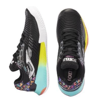 Теннисные кроссовки Joma Point Lady 2301 Black/Yellow/Blue