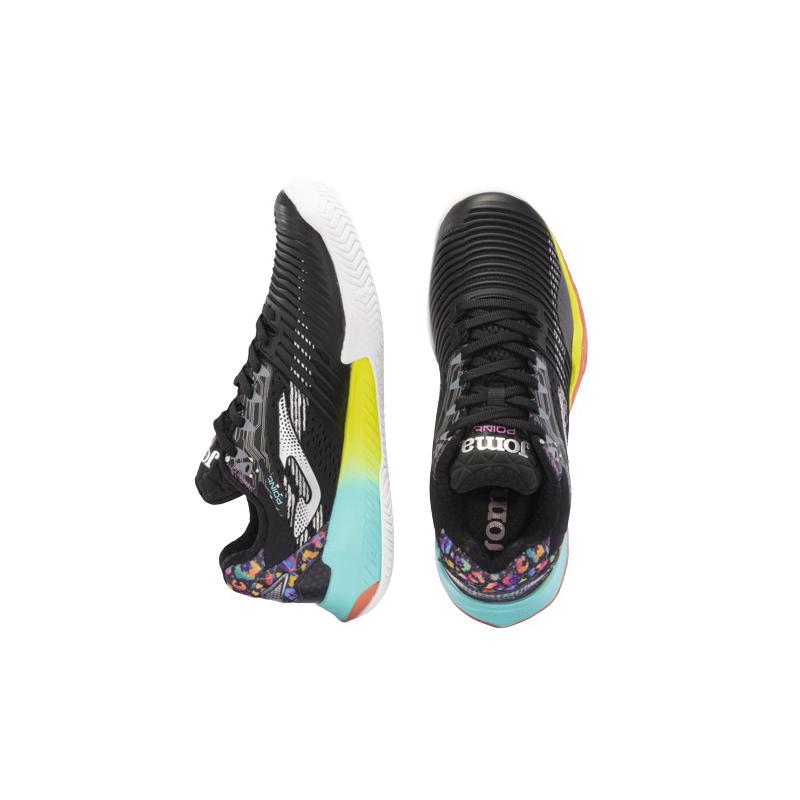 Теннисные кроссовки Joma Point Lady 2301 Black/Yellow/Blue