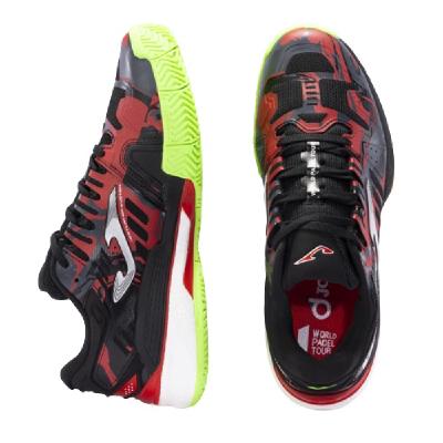 Теннисные кроссовки Joma T.Slam Men 2301 Clay Black/Dark Red