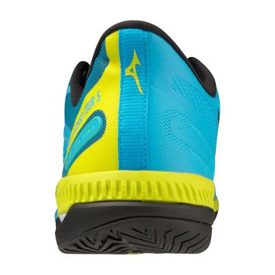 Теннисные кроссовки Mizuno Wave Exceed Tour 5 AC JetBlue/Bolt2 (Neon) /Black