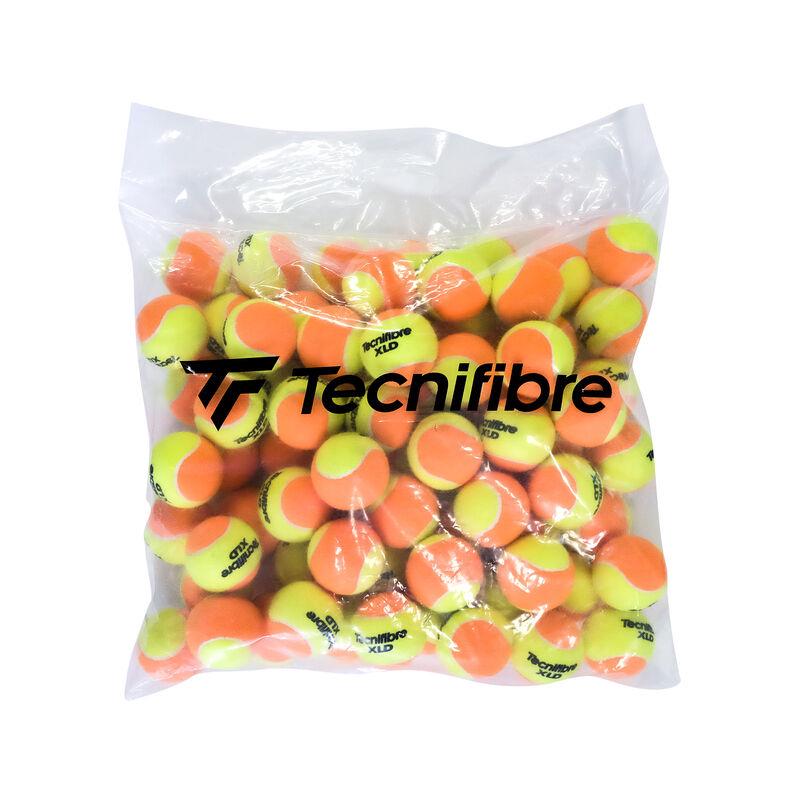 Теннисные мячи для пушки Tecnifibre XLD Yellow/Orange 72 мяча