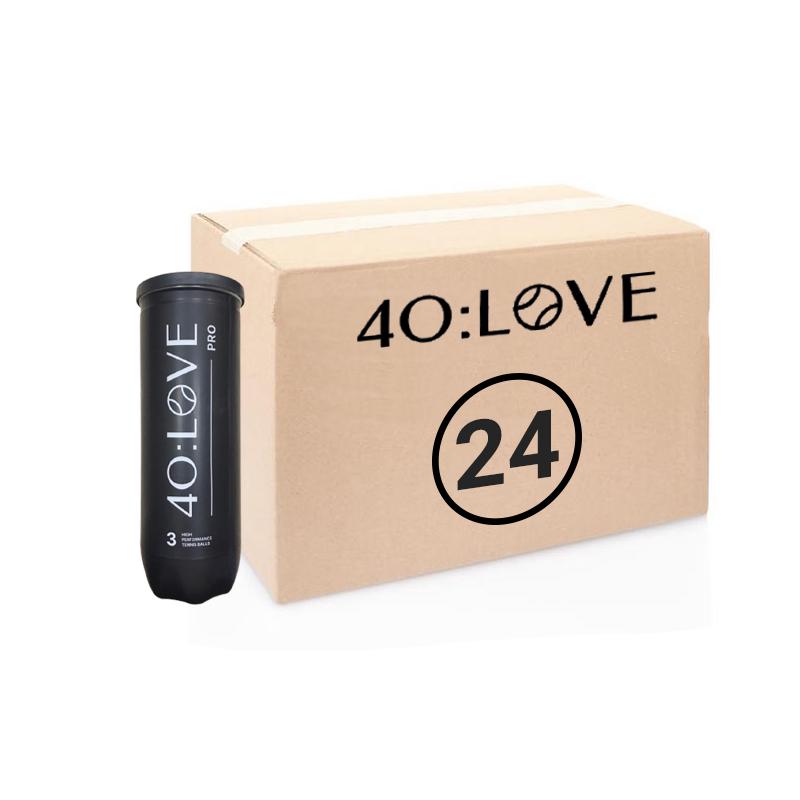 Теннисные мячи 40:Love Pro 72 мяча (24 банки по 3 мяча)