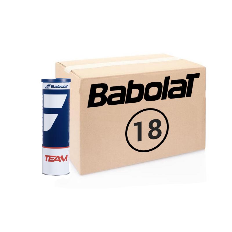 Теннисные мячи Babolat Team 72 мяча (18 банок по 4 мяча)