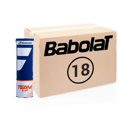 Теннисные мячи Babolat Team Clay Court 72 мяча (18 по 4 мяча)