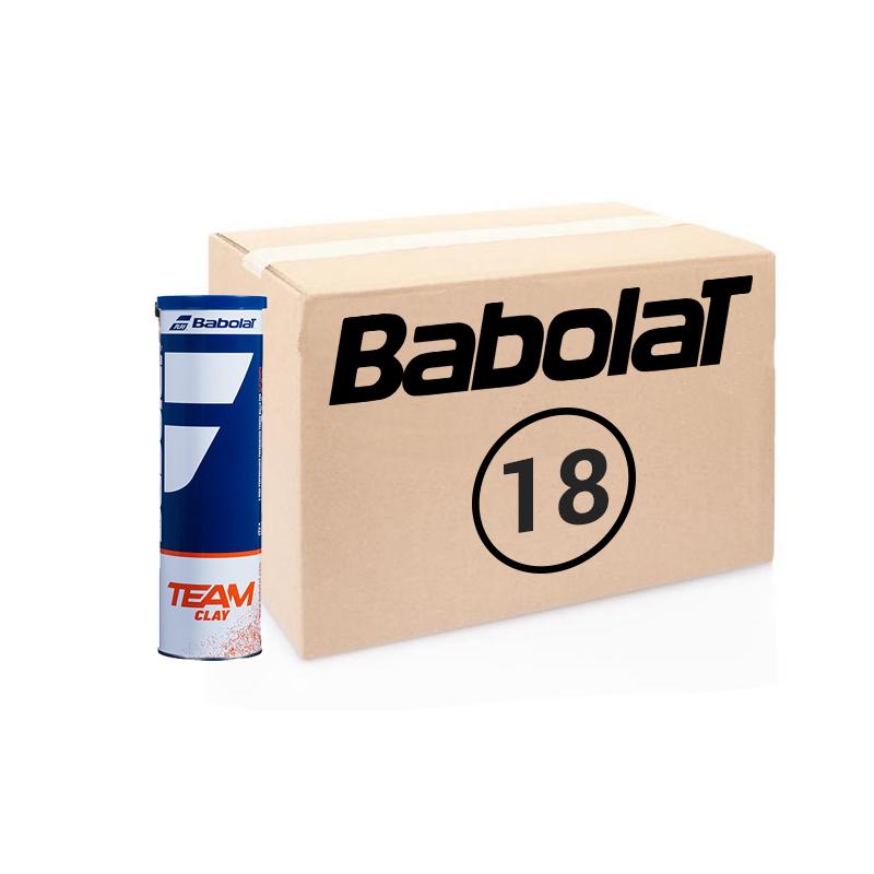 Теннисные мячи Babolat Team Clay Court 72 мяча (18 по 4 мяча)