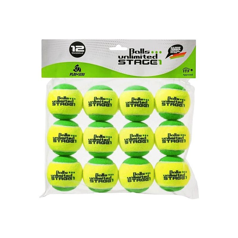 Теннисные мячи Balls Unlimited Green Stage 1 x12pcs Bag