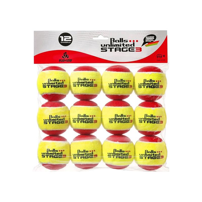 Теннисные мячи Balls Unlimited Red x12pcs Bag