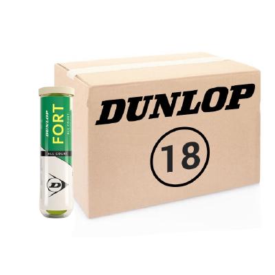 Теннисные мячи Dunlop Fort All Court 72 мяча (Пластиковая банка) (18 х 4)