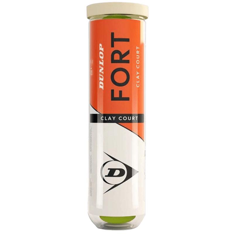 Теннисные мячи Dunlop Fort Clay Court 4 мяча (Пластиковая банка)