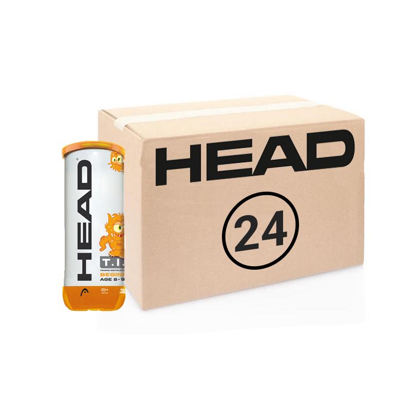 Теннисные мячи Head T.I.P Orange 72 мяча (24 по 3)