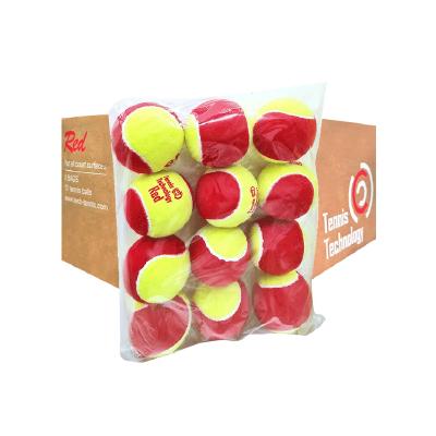 Теннисные мячи Tennis Technology Red 72 красные (6x12)