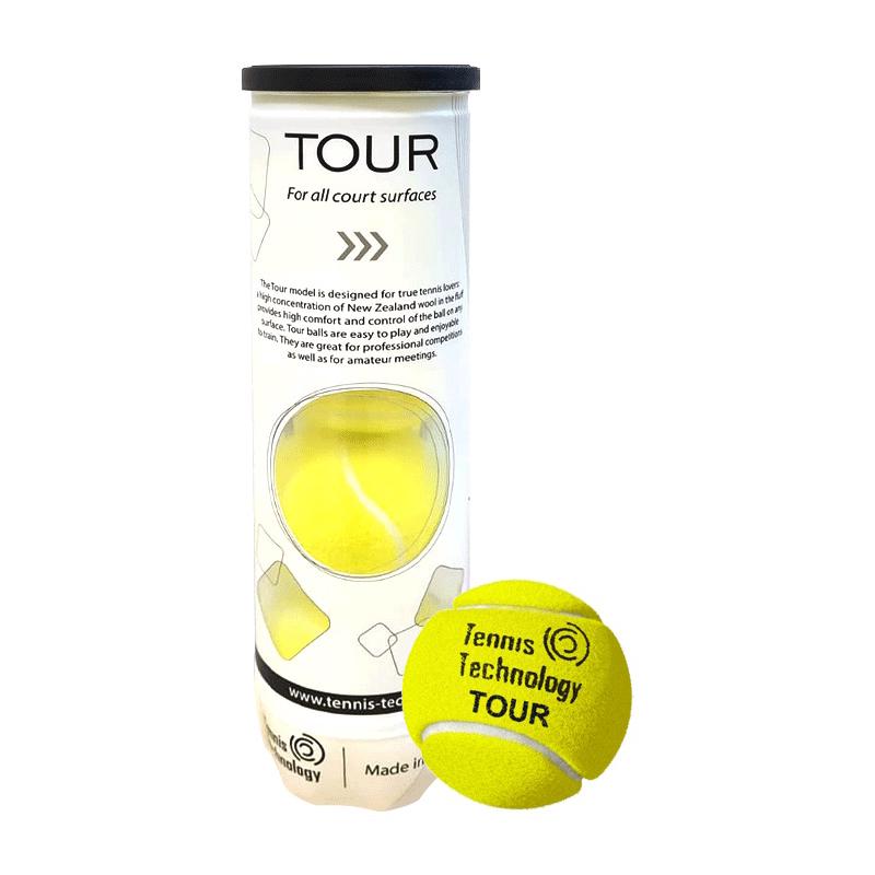 Теннисные мячи Tennis Technology Tour банка 4 мяча