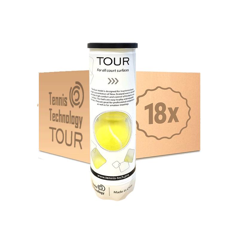 Теннисные мячи Tennis Technology Tour 72 (18x4)