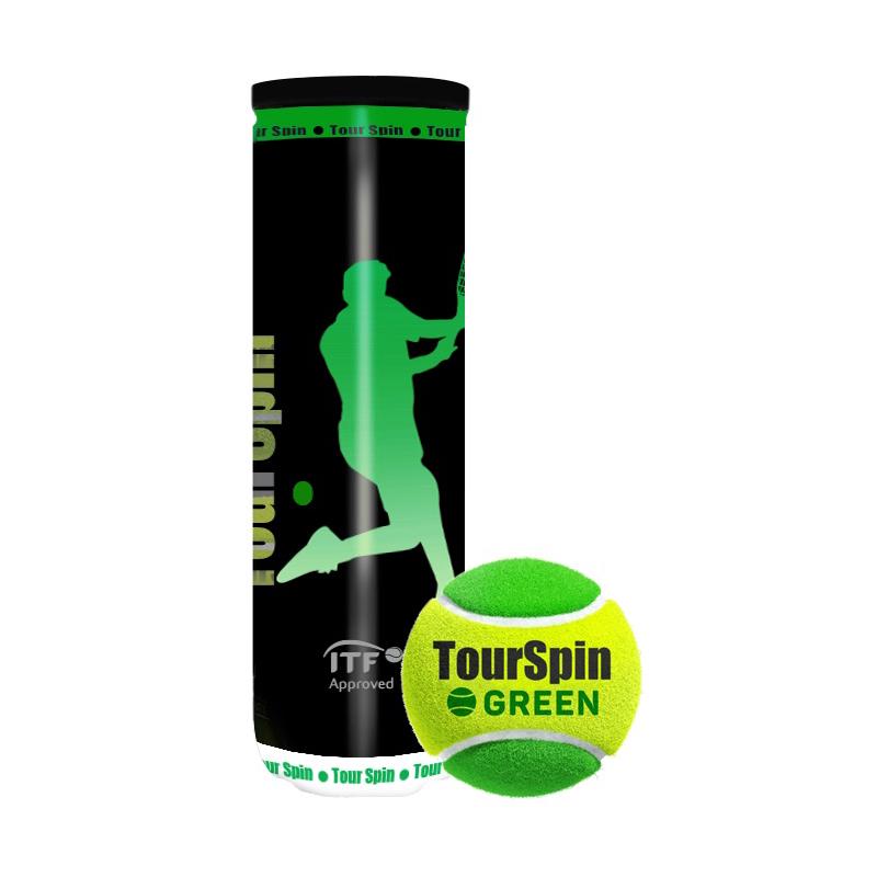 Теннисные мячи TourSpin Green x3