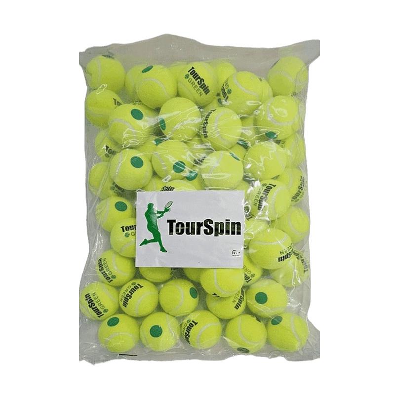 Теннисные мячи TourSpin Stage 1 Green 60шт