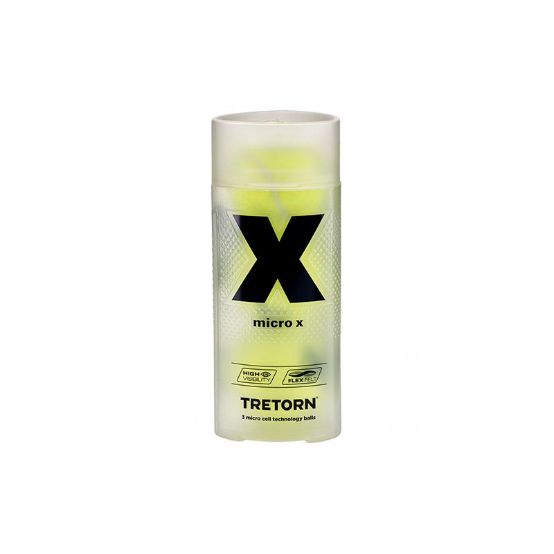 Теннисные мячи Tretorn Micro X 72 мяча (24 банки по 3 мяча)