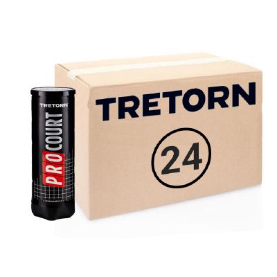 Теннисные мячи Tretorn Pro Court 72 мяча (24 по 3 мяча)