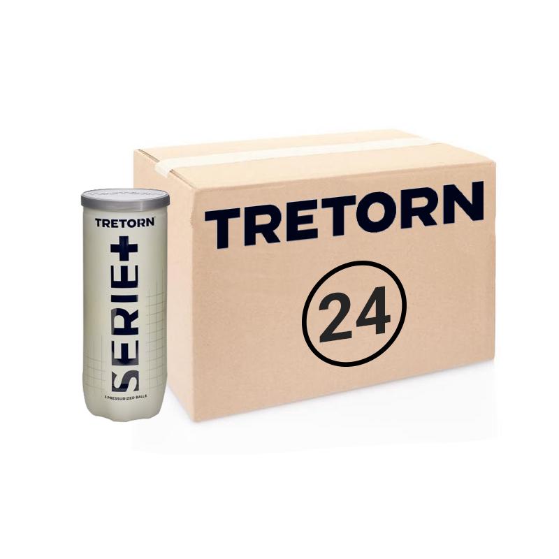 Теннисные мячи Tretorn Serie+ 72 мяча (24 по 3 мяча)