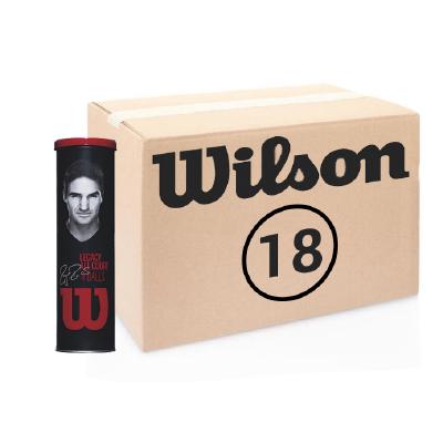 Теннисные мячи Wilson Roger Federer Legacy All Court 72 мяча элитный мяч в железной банке