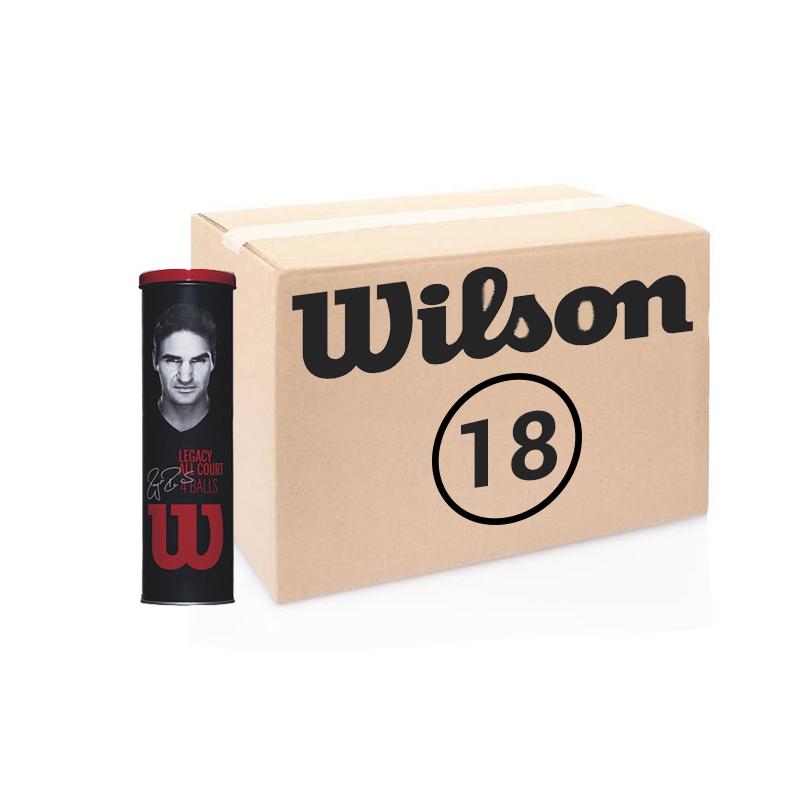 Теннисные мячи Wilson Roger Federer Legacy All Court 72 мяча элитный мяч в железной банке