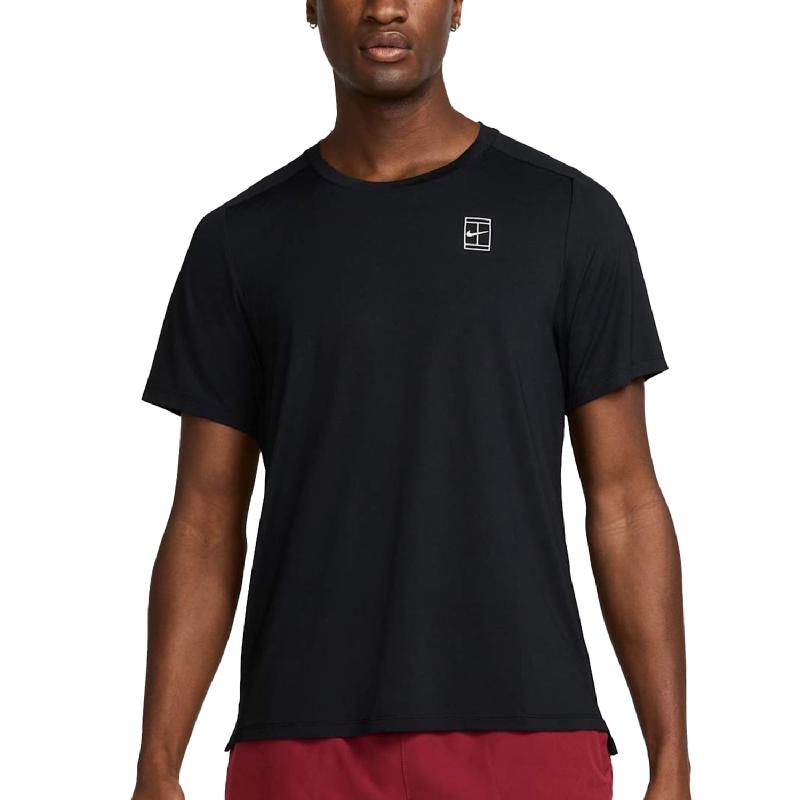Футболка мужская Nike Court Advantage Top - Black/White