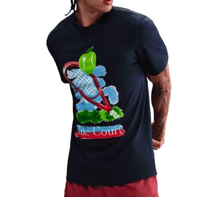 Футболка мужская Nike Court Graphic - Obsidian