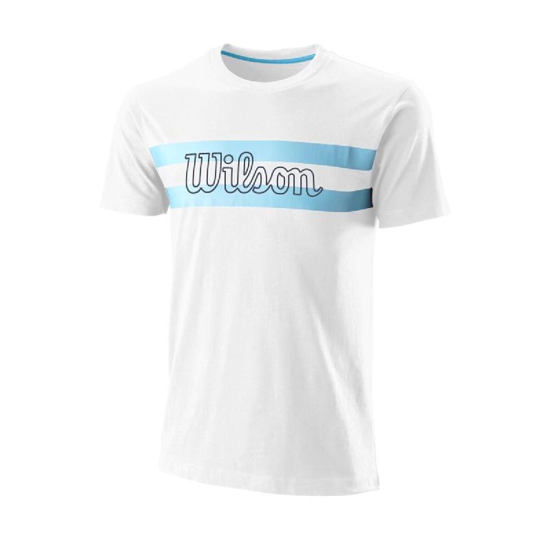 Футболка Wilson Chi Script CTN Tee M (Белый)