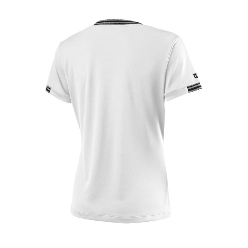 Футболка Wilson Team II High V-Neck M (White)