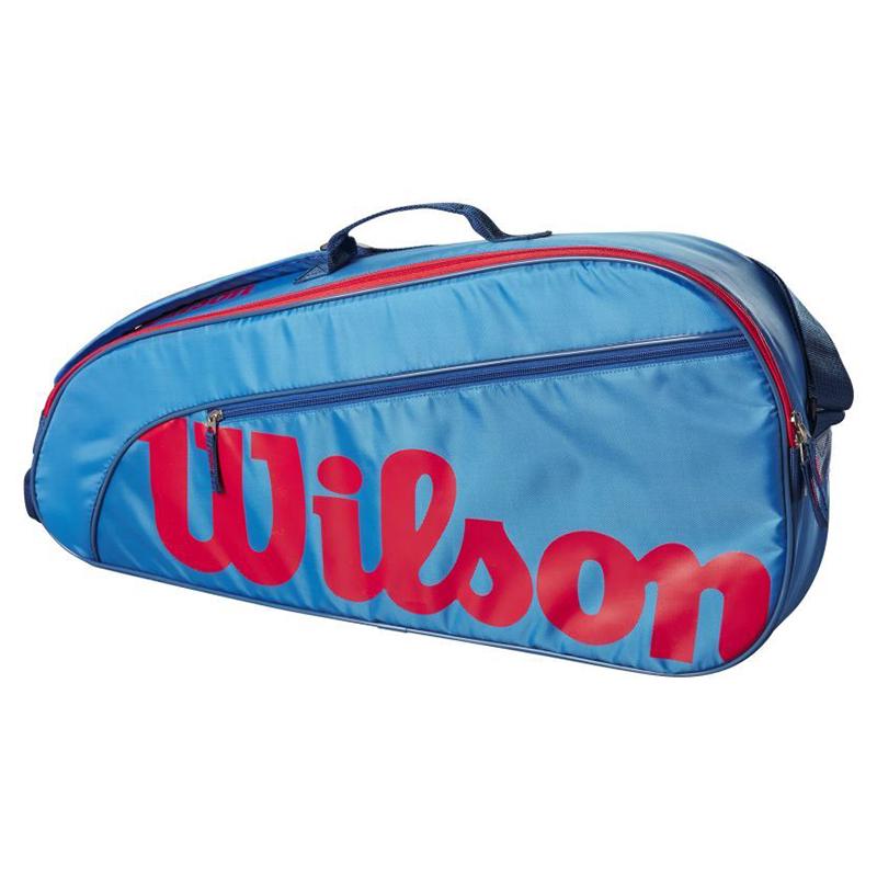 Юниорская теннисная сумка Wilson Junior 3 Blue/Orange