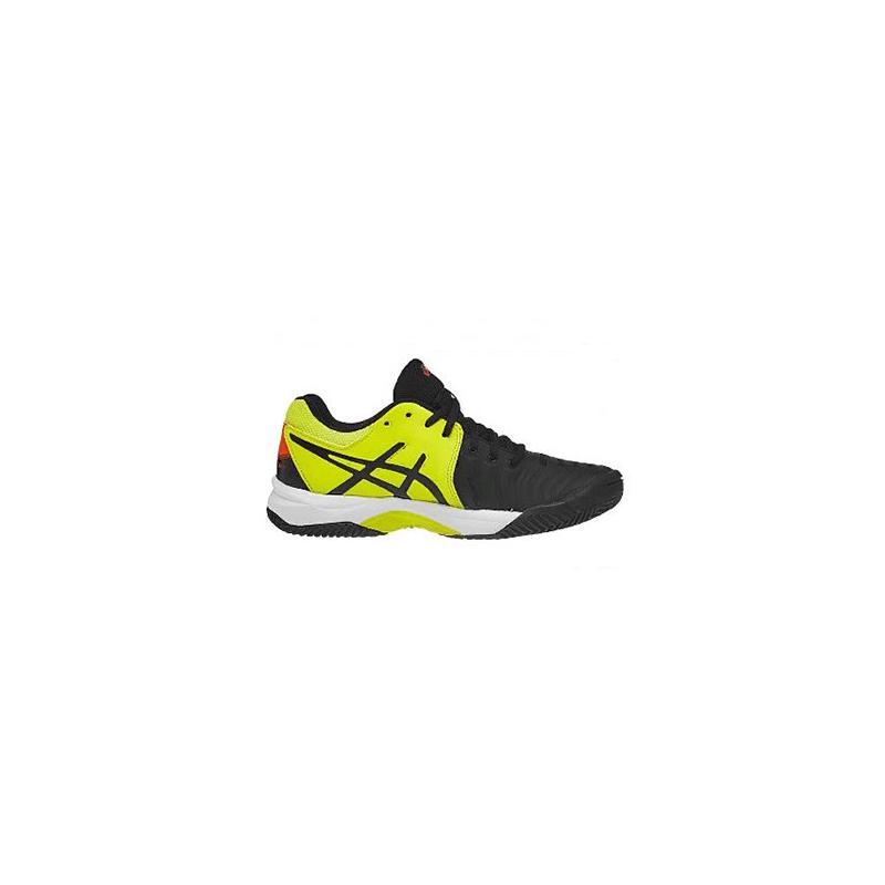 Детские теннисные кроссовки Asics Gel Resolution 7 Clay Black/Yellow