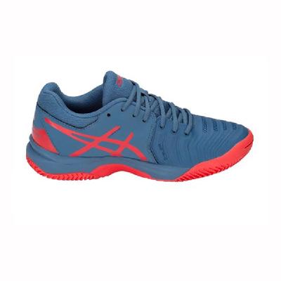 Детские теннисные кроссовки Asics Gel Resolution 7 Clay Blue/Orange