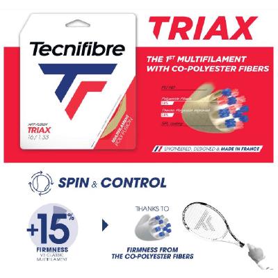 Теннисная струна Tecnifibre Triax 1,28 200 метров