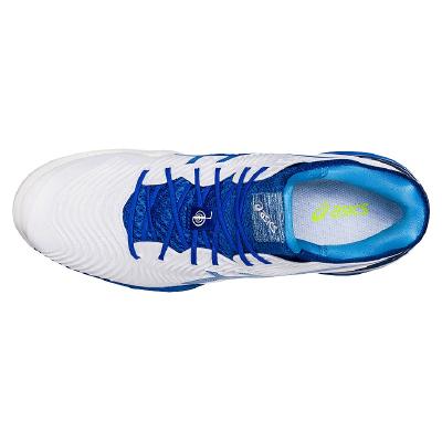 Кроссовки мужские Asics Court FF Novak (White/Tuna Blue)