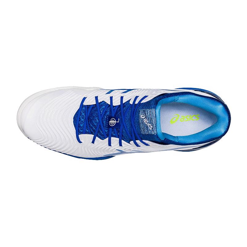 Кроссовки мужские Asics Court FF Novak (White/Tuna Blue)