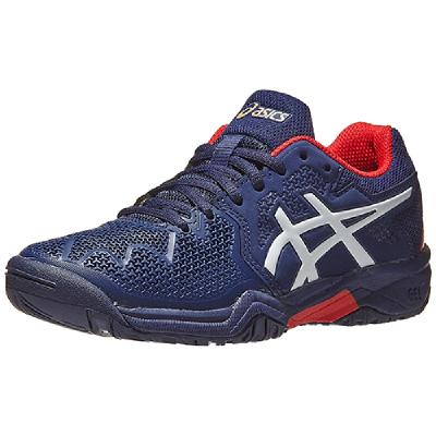 Детские теннисные кроссовки Asics Gel-Resolution 8 Dark Blue