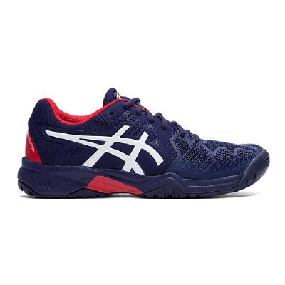 Детские теннисные кроссовки Asics Gel-Resolution 8 Dark Blue