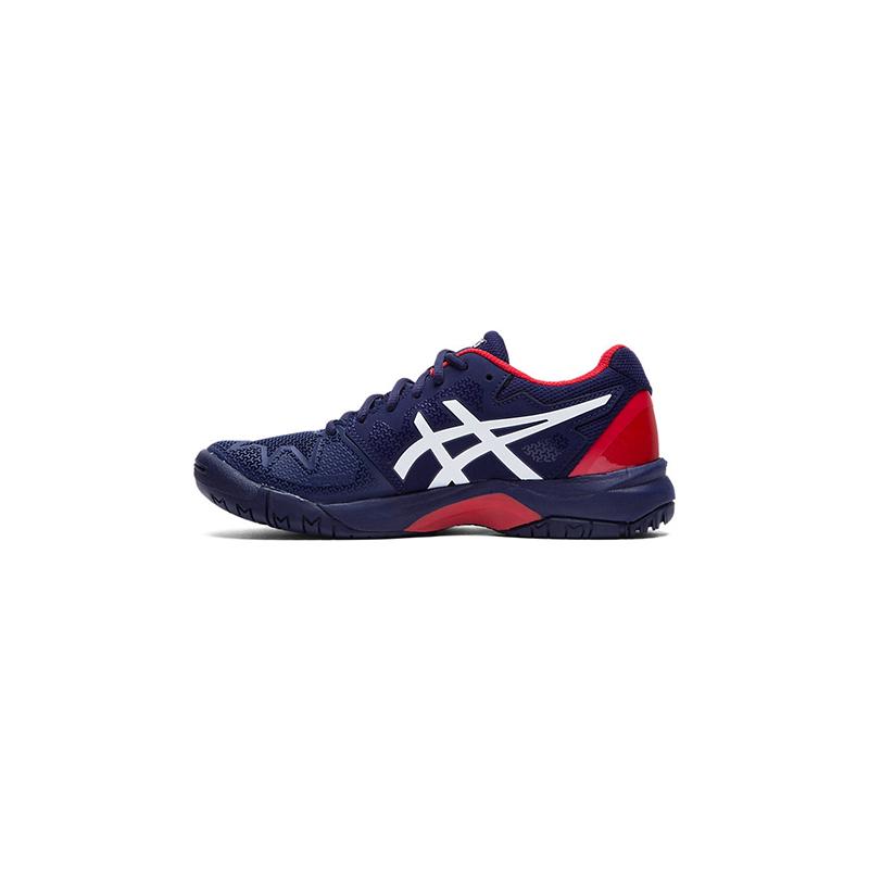 Детские теннисные кроссовки Asics Gel-Resolution 8 Dark Blue