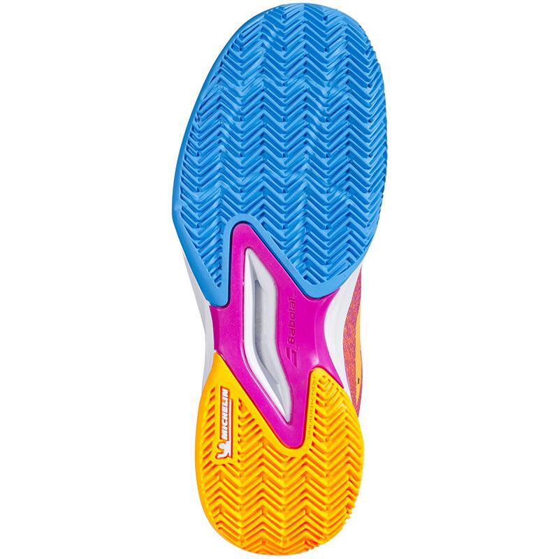 Детские теннисные кроссовки Babolat Jet Mach 3 Clay Court Neon Pink