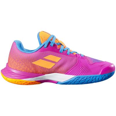 Детские теннисные кроссовки Babolat Jet Mach 3 Clay Court Neon Pink