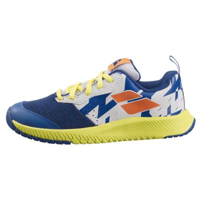 Детские теннисные кроссовки Babolat Pulsion All Court White/Blue/Yellow