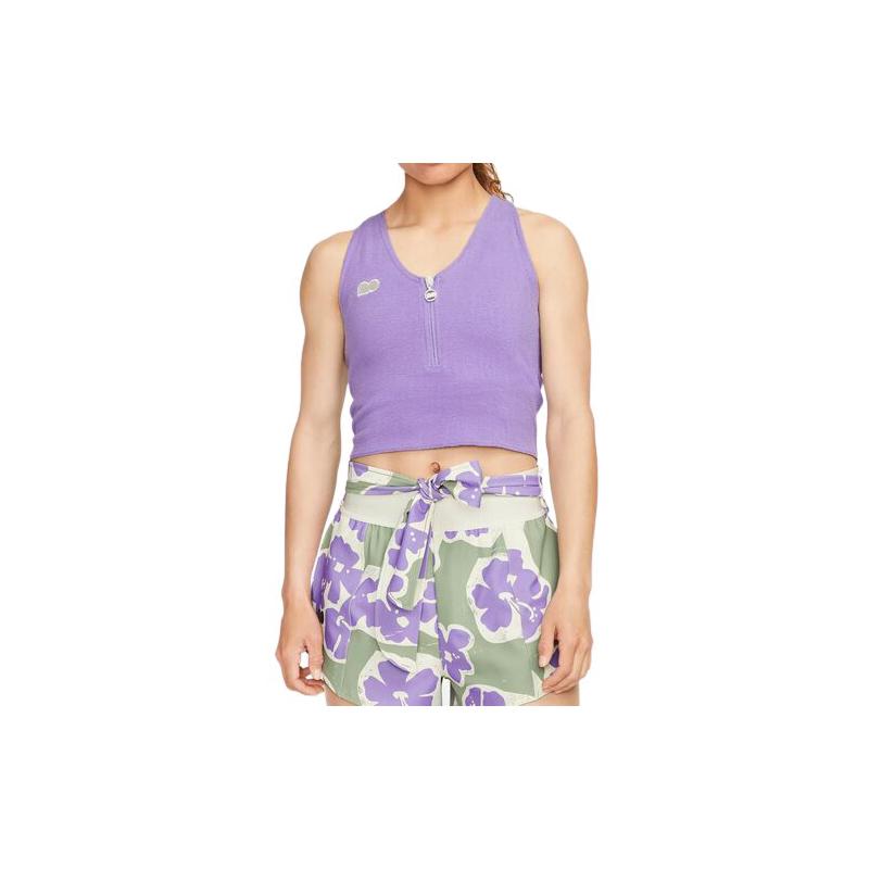 Топ Nike Crop Naomi Osaka Space Purple/Coconut Milk