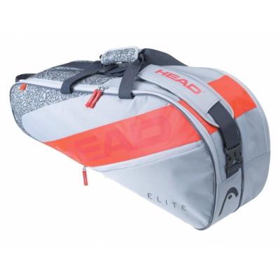 Теннисная сумка для большого тенниса Head Elite 6R Grey Orange