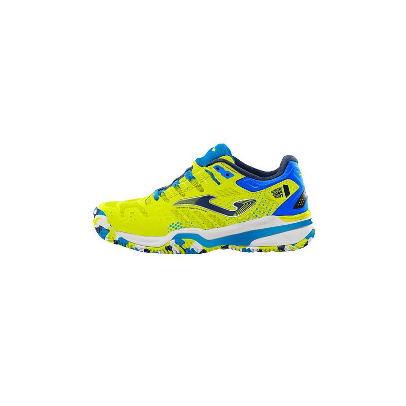 Детские теннисные кроссовки Joma J.Slam Jr 2309 Yellow/Royal Blue