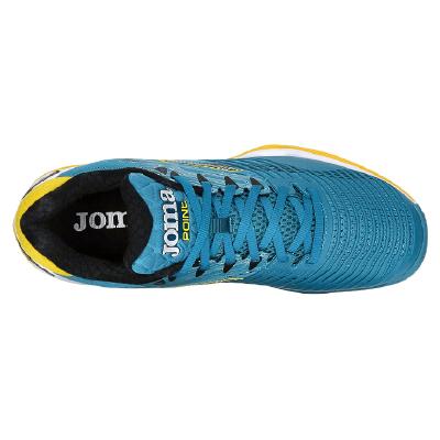 Кроссовки мужские Joma Point Clay (Бирюзовый/Белый/Желтый)