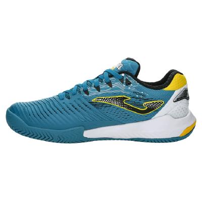 Кроссовки мужские Joma Point Clay (Бирюзовый/Белый/Желтый)