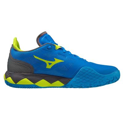 Теннисные кроссовки Mizuno Wave Enforce Tour Clay Court Blue/Acid Lime/Iron Gate